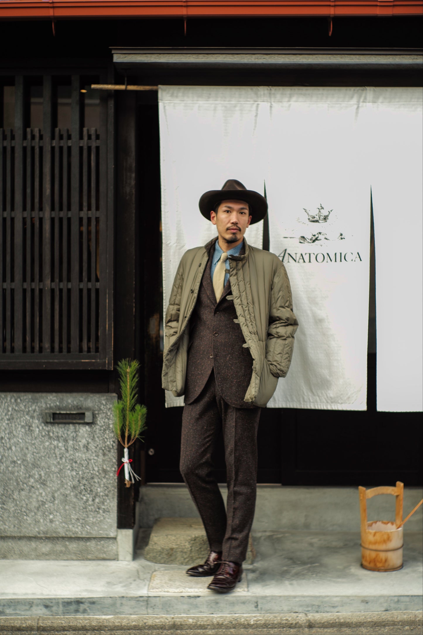 【TAKUMI】RMFC ALEXANDER DOWN JACKET OLIVE 스타일링