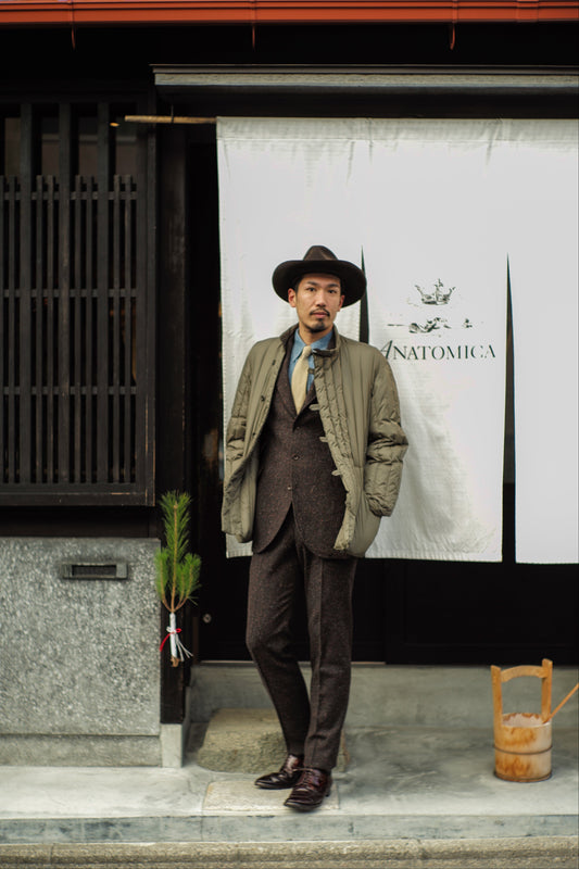 【TAKUMI】RMFC ALEXANDER DOWN JACKET OLIVE STYLING