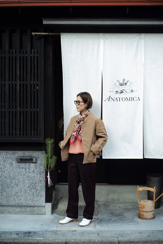 【NAKA】DOLMAN ENGLISH MOKESLIN TOUPE STYLING