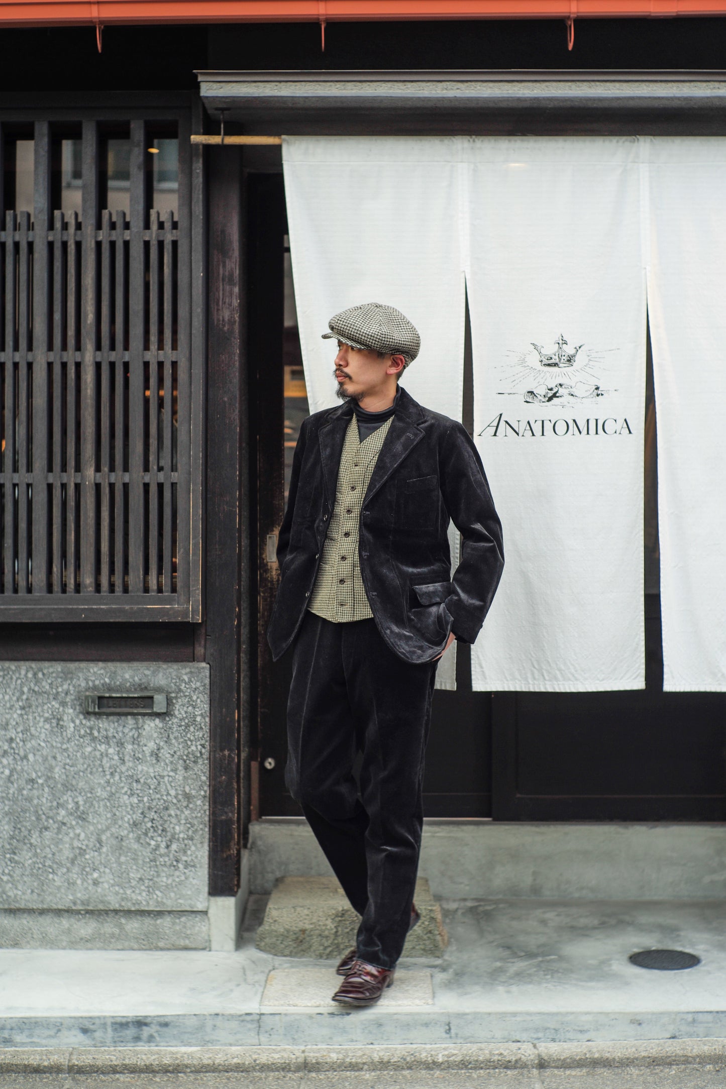 【TAKUMI】HOBEREAU HEAVY CORDUROY BLACK STYLING