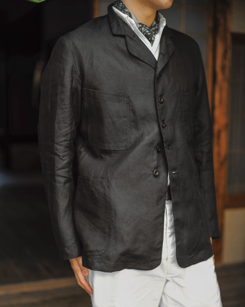 TROPICAL - LINEN - BLACK – ANATOMICA KYOTO アナトミカ京都