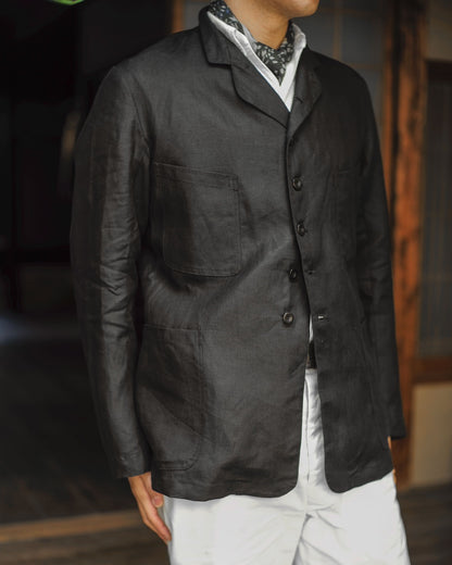 TROPICAL - LINEN - BLACK