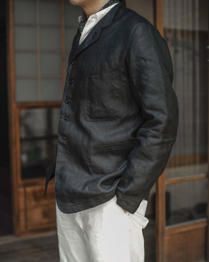 TROPICAL - LINEN - BLACK – ANATOMICA KYOTO アナトミカ京都