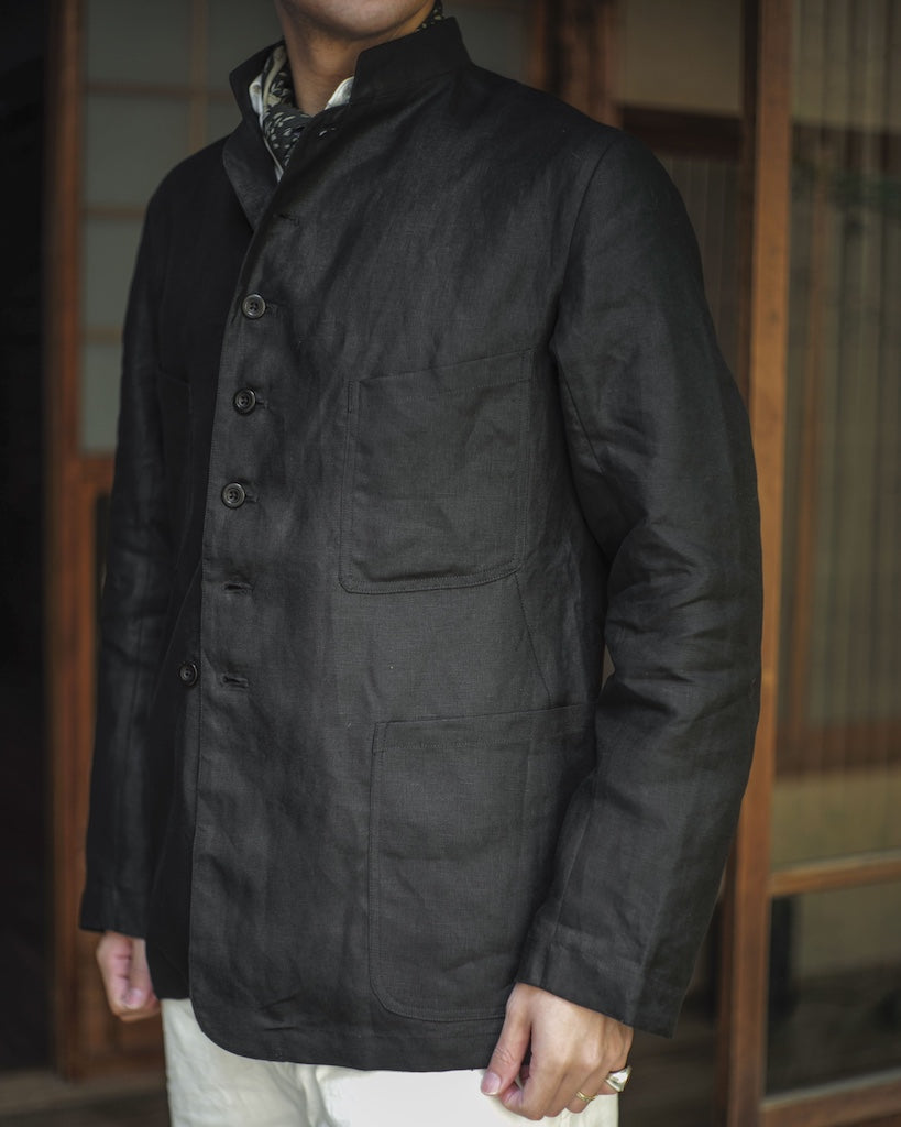 TROPICAL - LINEN - BLACK
