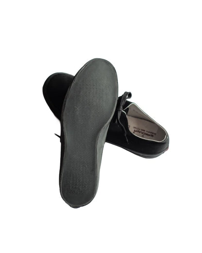 WAKOUWA LOW CUT - BLACK CANVAS - BLACK SOLE