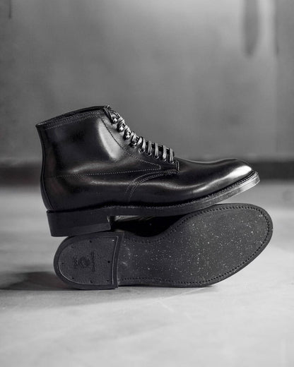 ANATOMICA by ALDEN PLANE TOE BOOT - CALF - BLACK