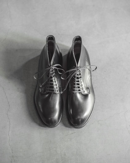 ANATOMICA by ALDEN PLANE TOE BOOT - CALF - BLACK