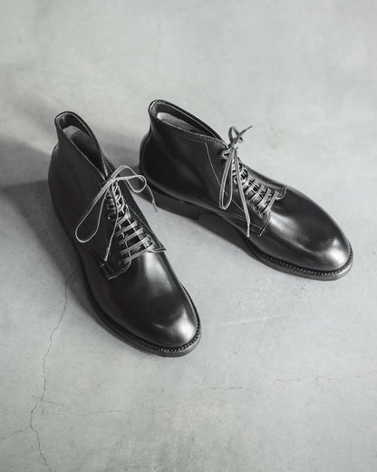 ANATOMICA by ALDEN PLANE TOE BOOT - CALF - BLACK