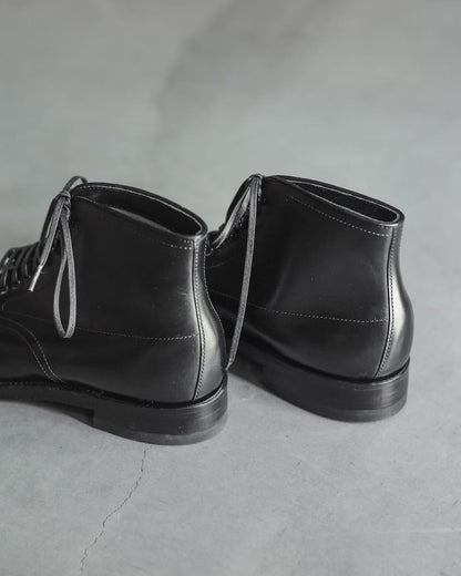 ANATOMICA by ALDEN PLANE TOE BOOT - CALF - BLACK