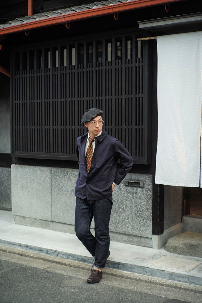 MARNIER PANAMA COTTON NAVY STYLING