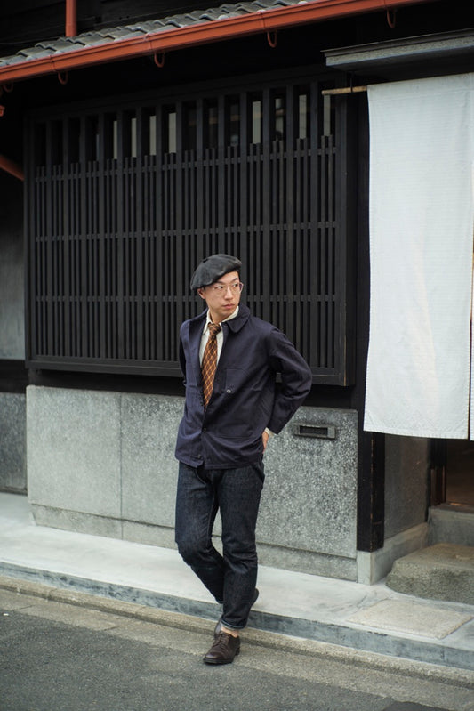 MARNIER PANAMA COTTON NAVY STYLING