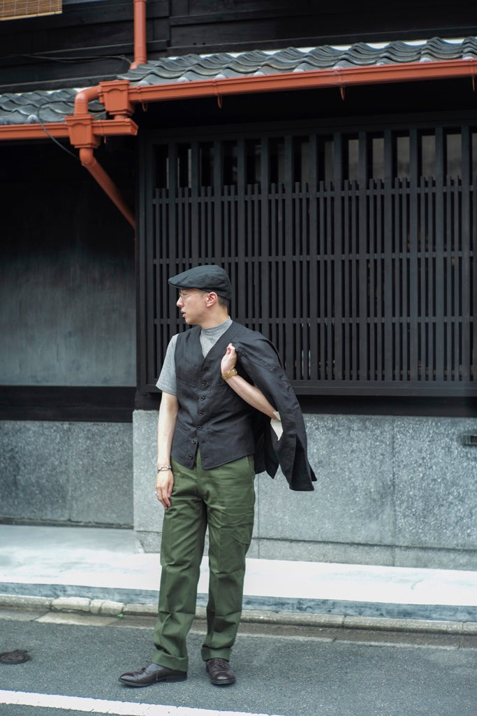 CHINO Ⅱ HBT OLIVE STYLING