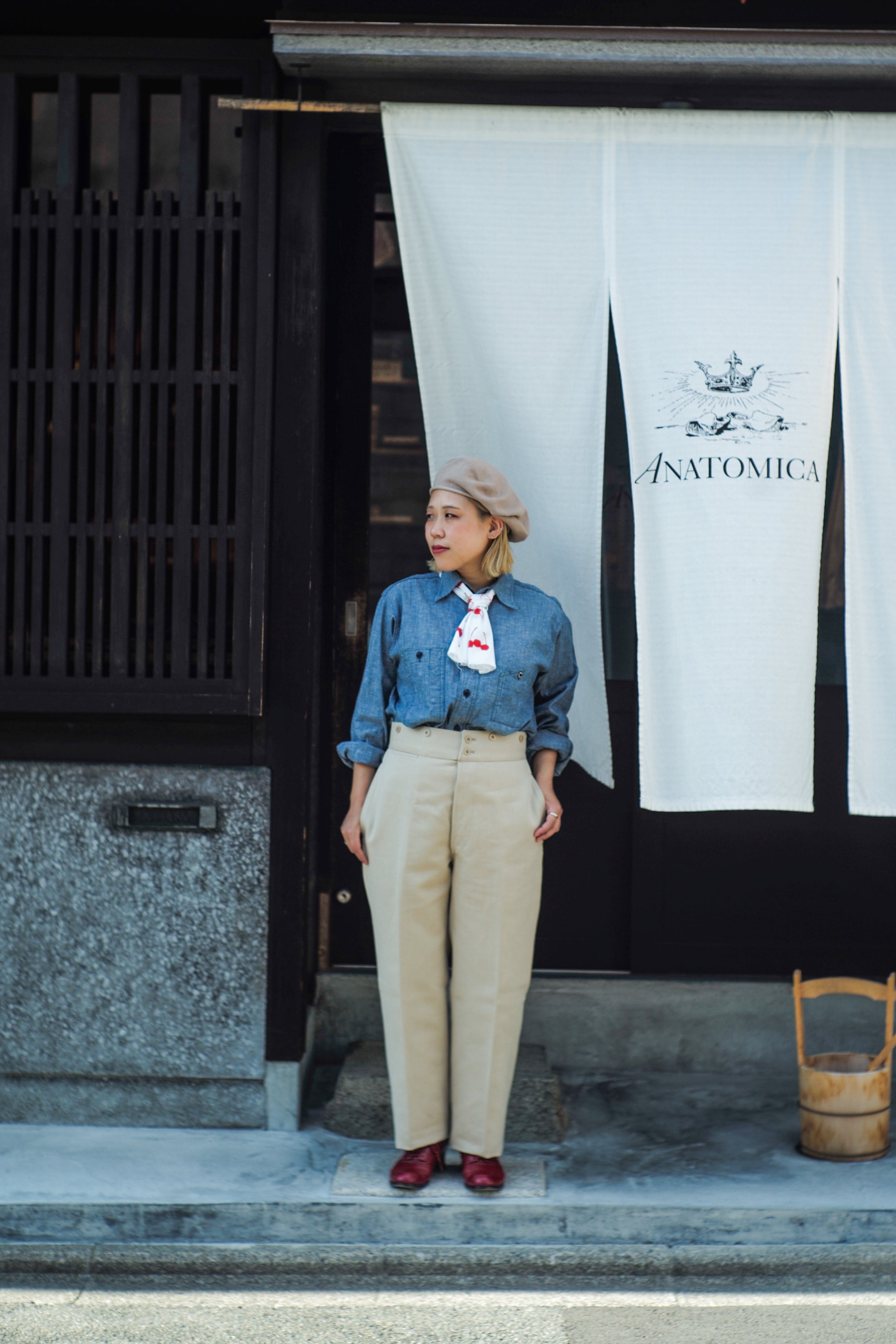 HYONO】BIG YANK 1942 ORIGINAL CHAMBRAY INDIGO STYLING – ANATOMICA