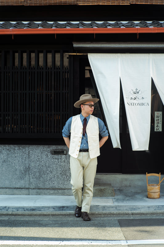 BIG A CHAMBRAY INDIGO STYLING
