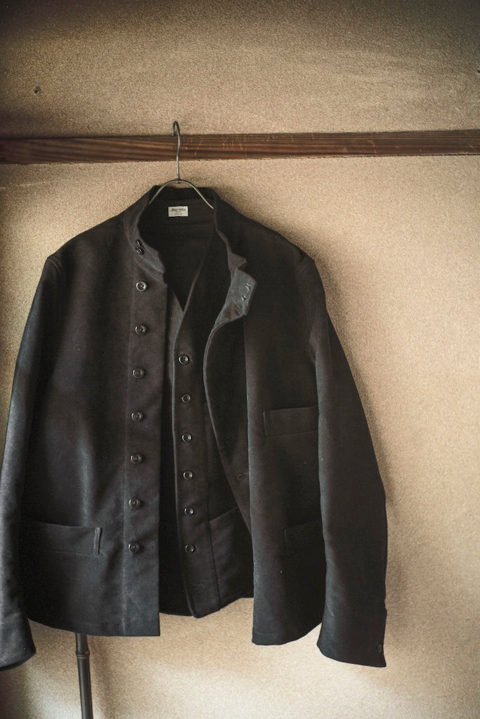 1839 - ENGLISH MOLESKIN - BLACK