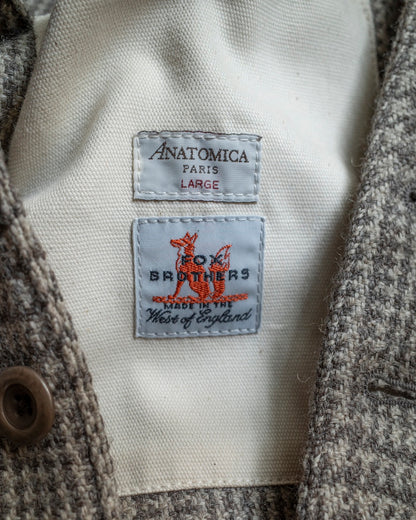 DOLMAN - FOX ORGANIC GLENN CHECK - GREY