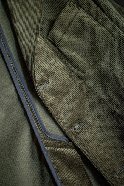 HOBEREAU - HEAVY CORDUROY - DARK OLIVE