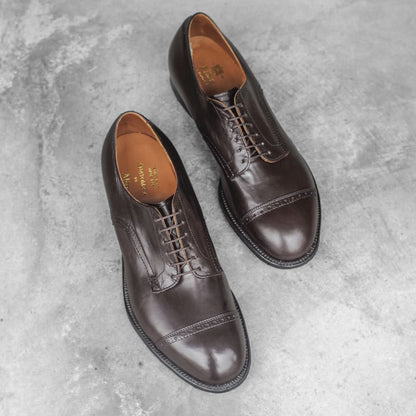 ANATOMICA by ALDEN CAP TOE OX - KID - BROWN