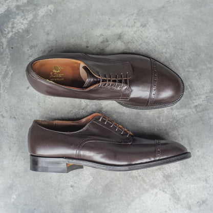 ANATOMICA by ALDEN CAP TOE OX - KID - BROWN