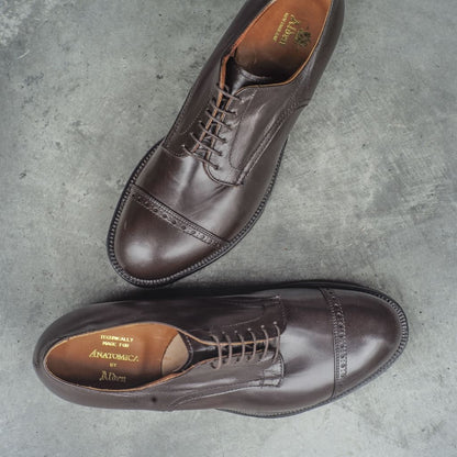 ANATOMICA by ALDEN CAP TOE OX - KID - BROWN