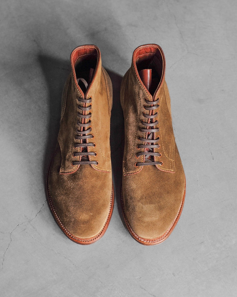 ANATOMICA by ALDEN PLANE TOE BOOT - SUEDE - SNUFF – ANATOMICA
