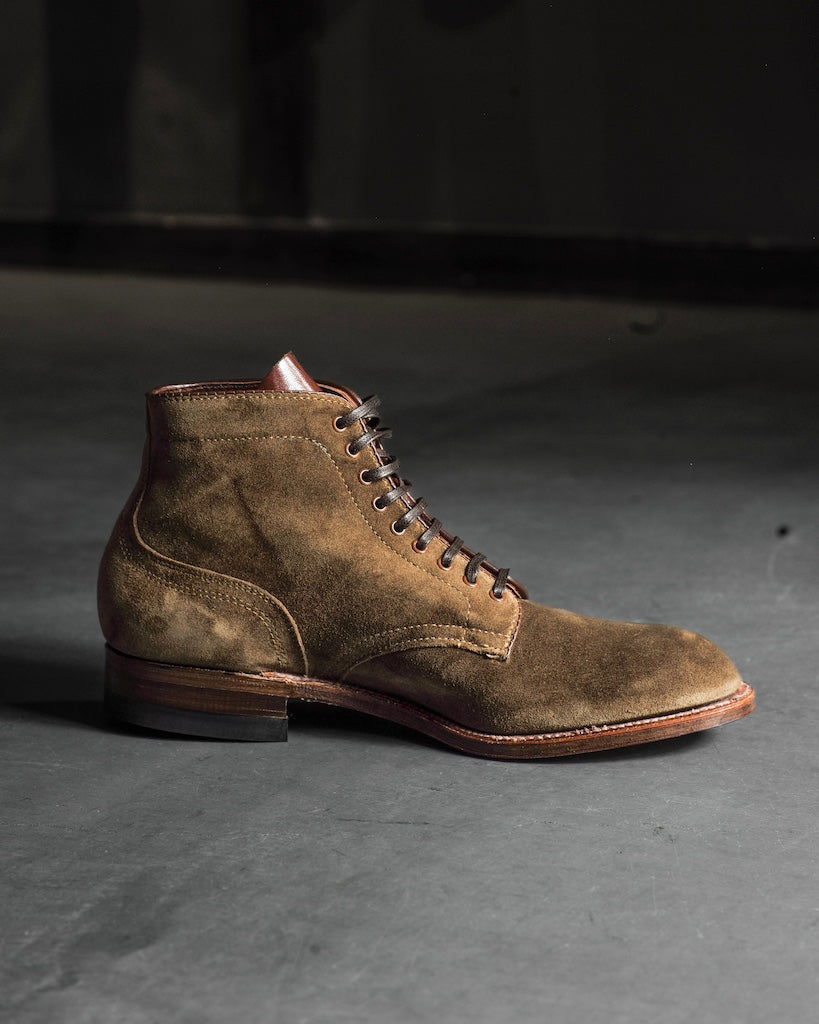 ANATOMICA by ALDEN PLANE TOE BOOT - SUEDE - SNUFF – ANATOMICA