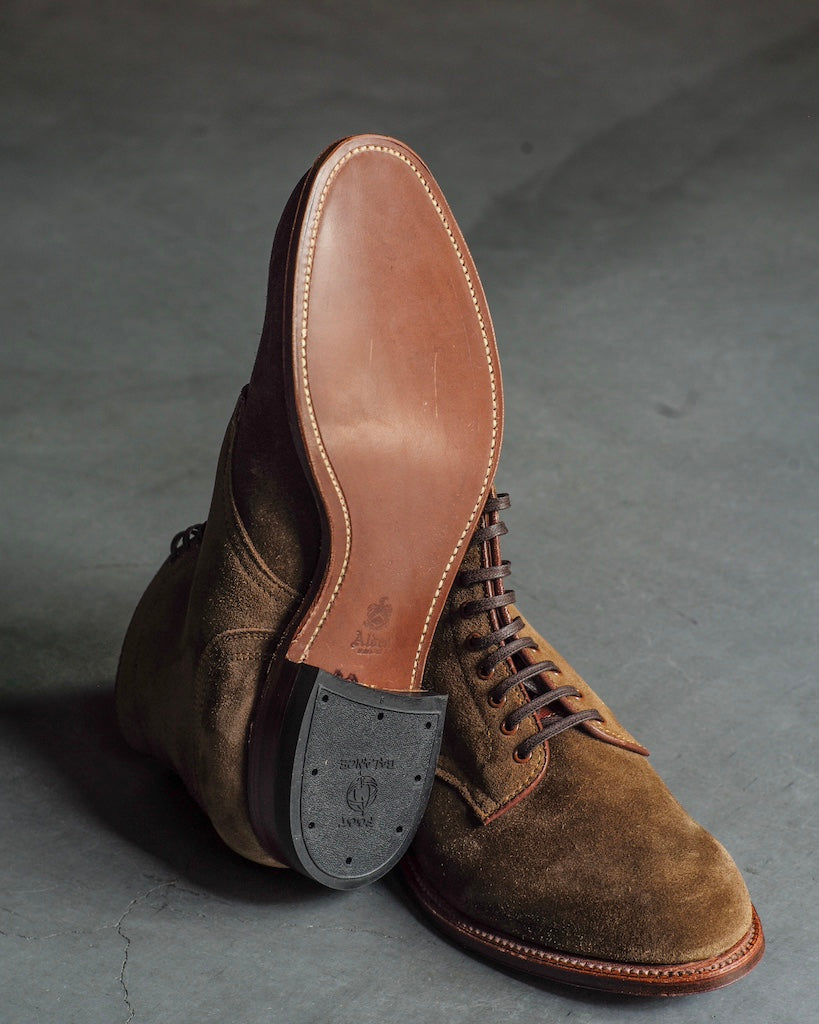 ANATOMICA by ALDEN PLANE TOE BOOT - SUEDE - SNUFF – ANATOMICA
