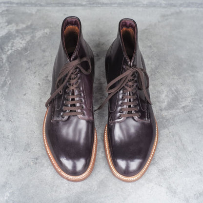 ANATOMICA by ALDEN PLANE TOE BOOT STORM WELT - CORDOVAN - #8