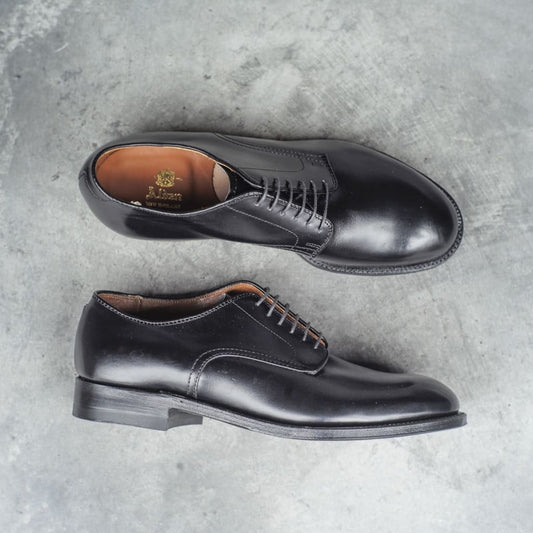 ANATOMICA by ALDEN PLANE TOE OX - CALF - BLACK