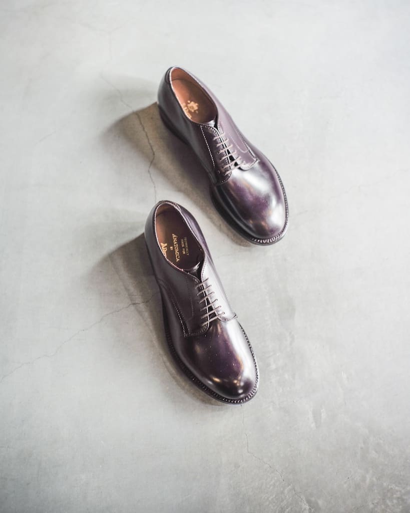 ANATOMICA by ALDEN PLANE TOE OX - CORDOVAN - #8 – ANATOMICA KYOTO