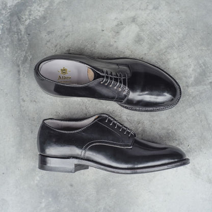 ANATOMICA by ALDEN PLANE TOE OX - CORDOVAN - BLACK