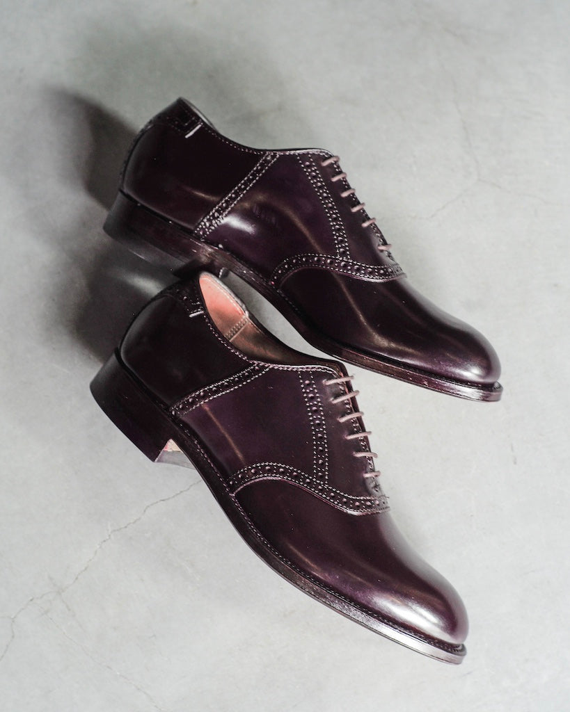 Alden Anatomica コードバン 8D アンラインド ANATOMICA by ALDEN SADDLE BAL - CORDOVAN - #8 – ANATOMICA KYOTO
