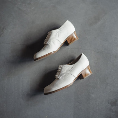 ALHAMBRA SHOES - CALF - BLANC