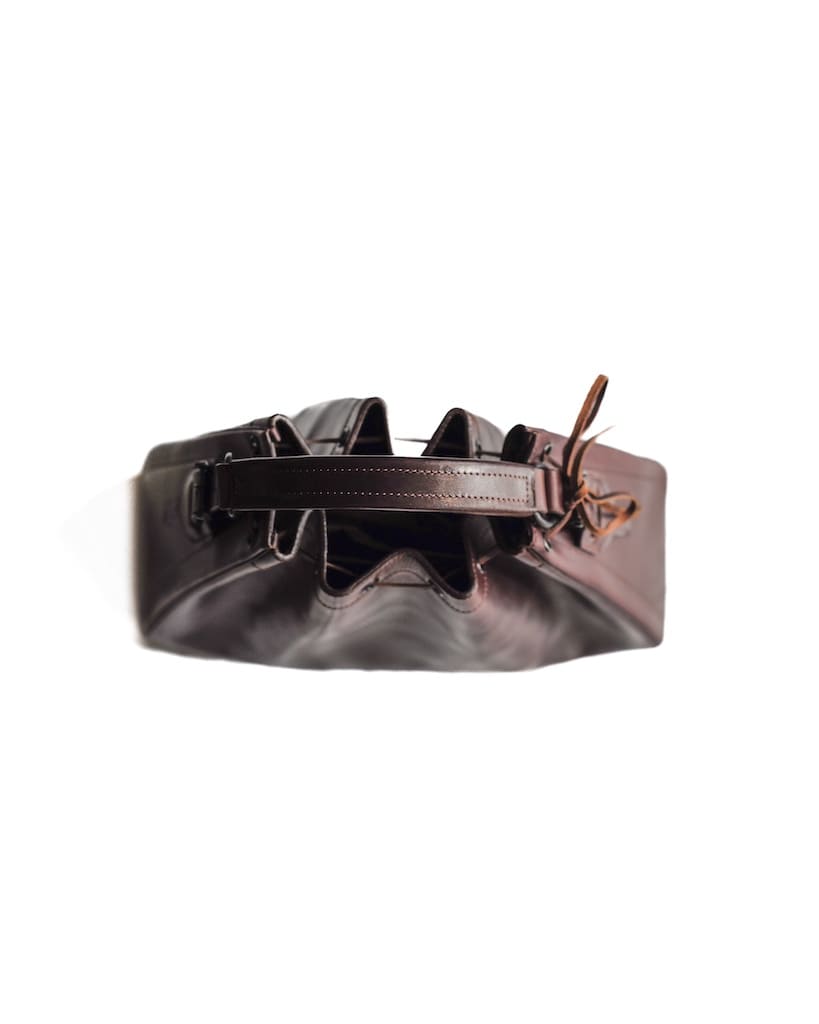 BOLSO CARTUCHO - LEATHER - BLACK & BROWN