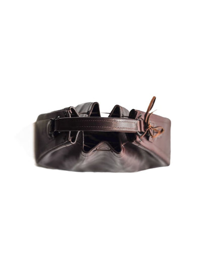 BOLSO CARTUCHO - LEATHER - BLACK & BROWN