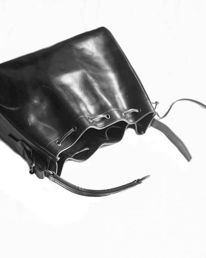 BOLSO CARTUCHO - LEATHER - BLACK & BROWN