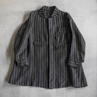 ARTHUR - IRISH LINEN - BLACK TENNIS STRIPE