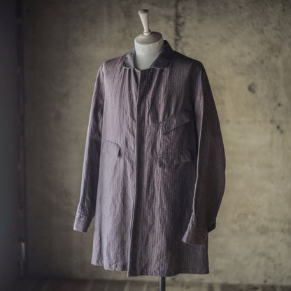 ARTHUR - IRISH LINEN - BROWN STRIPES