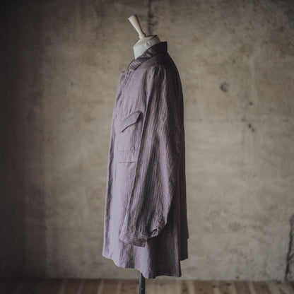 ARTHUR - IRISH LINEN - BROWN STRIPES