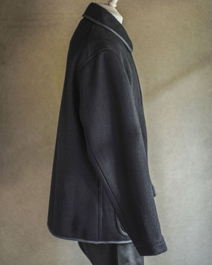 BB JACKET - WOOL × COTTON - DARK NAVY