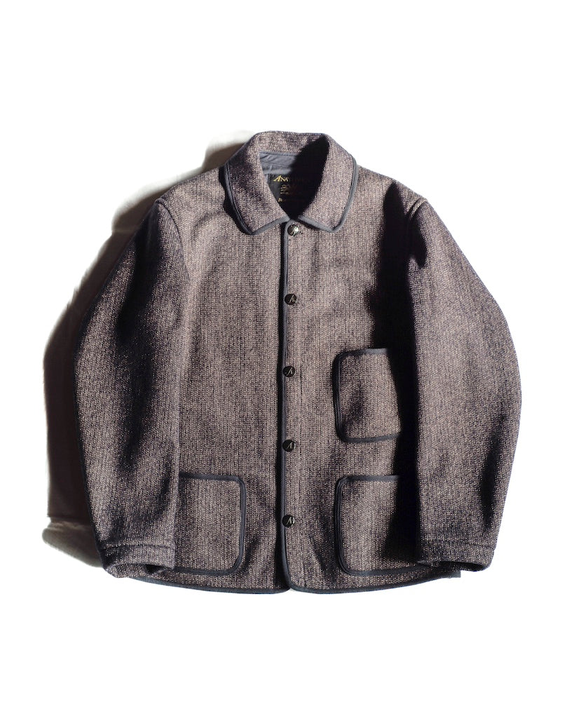 BB JACKET - WOOL × COTTON - SALT & PEPPER