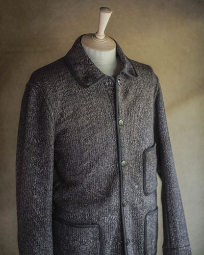 BB JACKET - WOOL × COTTON - SALT & PEPPER