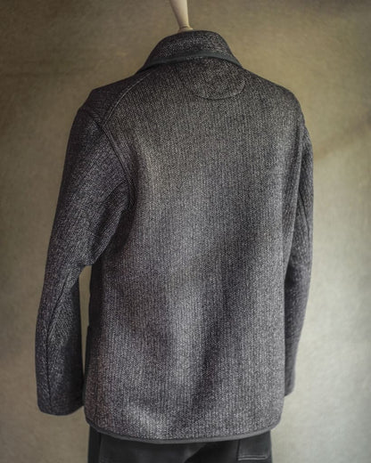 BB JACKET - WOOL × COTTON - SALT & PEPPER