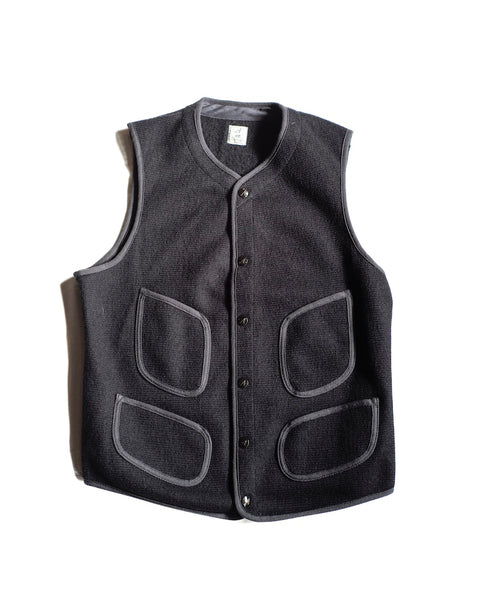 ANATOMICA ネイビー　BBベスト 40 BB VEST - WOOL × COTTON - DARK NAVY – ANATOMICA KYOTO アナトミカ京都