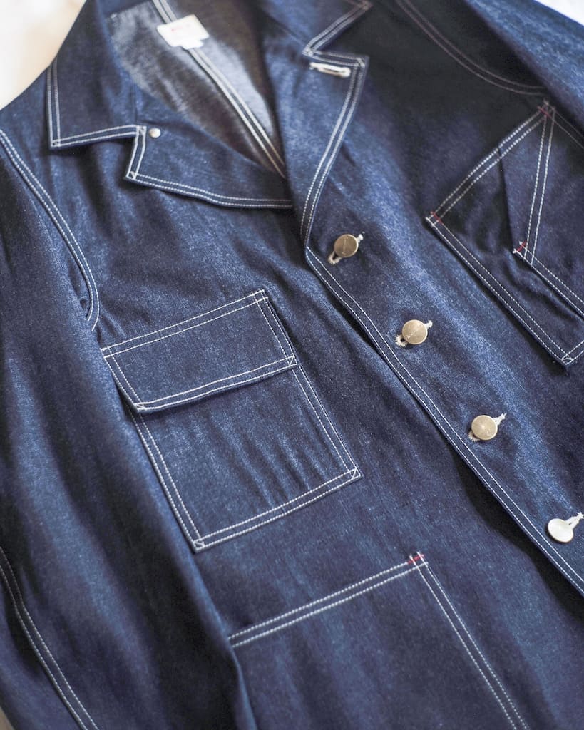 BIG A CHORE JACKET Ⅰ - 10oz DENIM - INDIGO – ANATOMICA KYOTO
