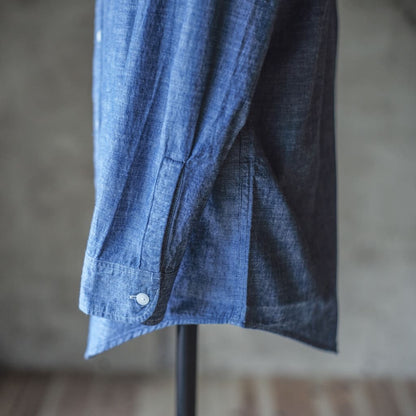 BIG A SHIRT - COTTON CHAMBRAY - INDIGO