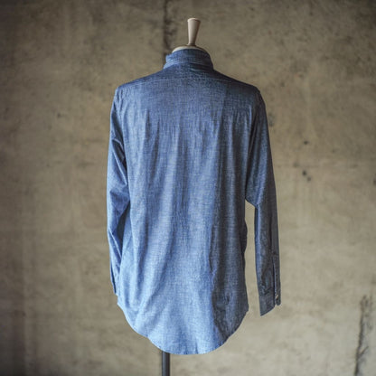 BIG A SHIRT - COTTON CHAMBRAY - INDIGO