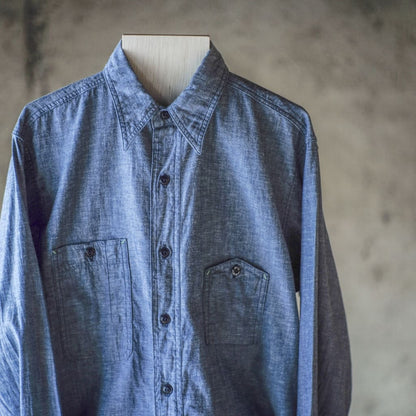 BIG YANK 1942 MODEL ORIGINAL - COTTON CHAMBRAY - INDIGO