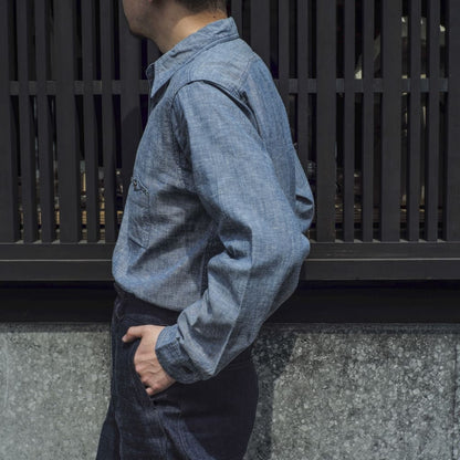 BIG YANK 1942 MODEL ORIGINAL - COTTON CHAMBRAY - INDIGO