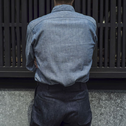 BIG YANK 1942 MODEL ORIGINAL - COTTON CHAMBRAY - INDIGO